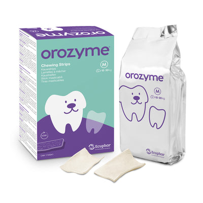 Ecuphar Orozyme Zahnpflege Kaustreifen M