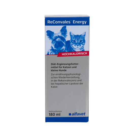 alfavet ReConvales Energy 180 ml, Karton in Vorderansicht